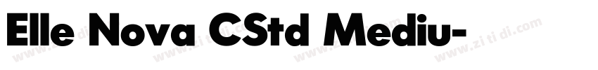 Elle Nova CStd Mediu字体转换